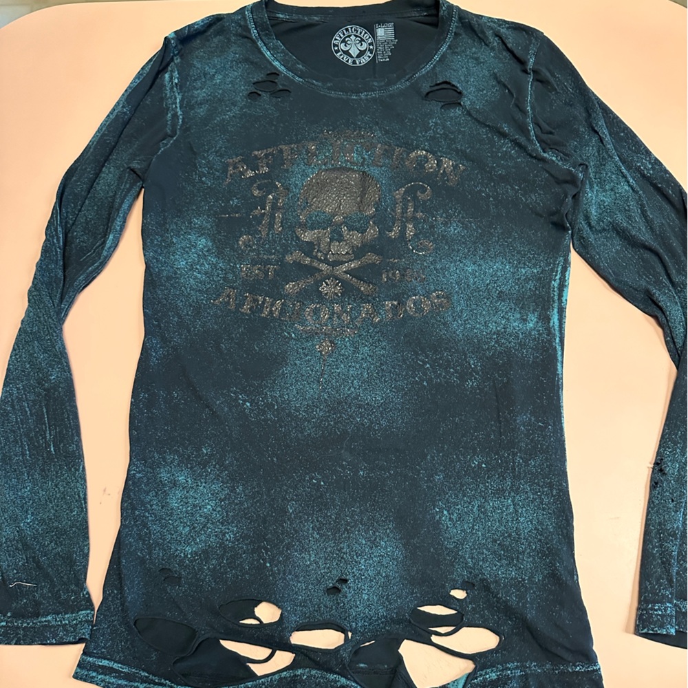 Affliction Aficionados long sleeve t shirt